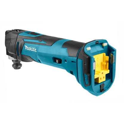 Makita DTM51Z 18V Multi-Tool Kit – Cordless, Blue, 2 x 5.0Ah Li-Ion Batteries