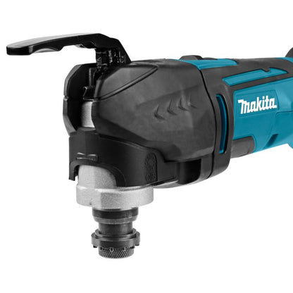 Makita DTM51Z 18V Multi-Tool Kit – Cordless, Blue, 2 x 5.0Ah Li-Ion Batteries